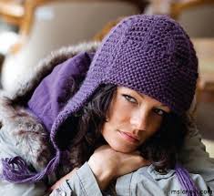 шапки ушанки вязаные спицами женские с описанием и фото Shapki Ushanki Spicami Vyazanye Shapki Idei Dlya Vyazaniya Shapka Ushanka