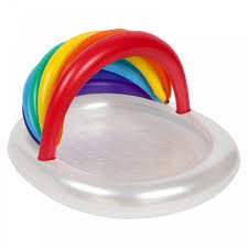 Less paddling pool, more mini water park, this design promises hours of delight in the safety of your garden. Sunnylife Kids Pool Rainbow