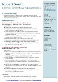 Sales representative resume summary examples and tips. Customer Service Sales Rep Job Description