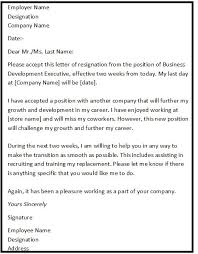 Resignation Letter Format For Personal Reason Reason For Resignation Resignation Letter Resignation Letter Format Employee Resignation Letter