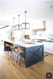 Pin By Lisa Harris On My Style Interior Design Kitchen Kitchen Design Small Blue Kitchen Island
