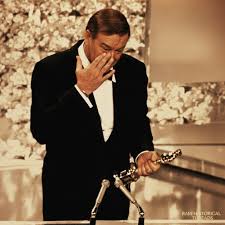 On April 7, 1970, the legendary actor John Wayne wins his first-and  only-acting Academy Award, for his star turn in the director Henry  Hathaway's Western True Grit. Wayne appeared in some 150