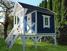 Stelzenhaus Holz Schwedenhaus Auf Stelzen Spielhaus Garten Kinder Spielhaus Garten Gartenhaus Bauen