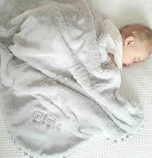 Personalised Grey Faux Fur Baby Blanket By 1st Birthday Gifts Notonthehighstreet Com