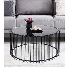 A round table centered on a round rug is visually balanced, but a round rug works even if your table is square. Modern Luxury Wire Mesh Cage Round Black Design Full Metal Coffee Center Table Buy Italian Design Coffee Table Modern Design New Center Table Indian Metal Coffee Tables Product On Alibaba Com