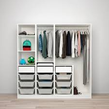 Pax Svartisdal Wardrobe Combination White White Paper Effect Ikea In 2020 Ikea Pax Ikea Storage Spaces