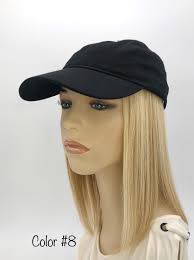 Buy 100% Human Hair! Chemo Hat. Women's Black Baseball Hat With Hair  Attached. Perfect for Those Who Have Lost Their Hair Due to Chemotherapy  Online in India