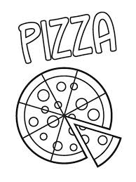 Don't forget to visit my pinterest free printables board. Colouring Page Pizza Coloringpage Ca