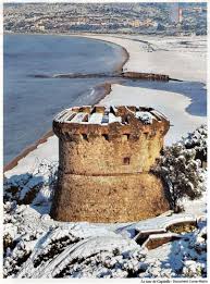 La Tour De Capitello Sous La Neige Le 27 Fevrier 2018 Photo Corse Matin Photo Corse Corse Corse France