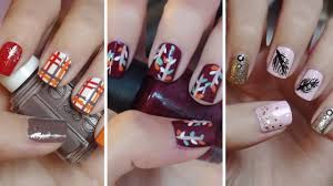 Missjenfabulous Fall Nail Art Three Easy Designs She Is Amazing Fall Nail Art Simple Fall Nails Simple Nail Designs