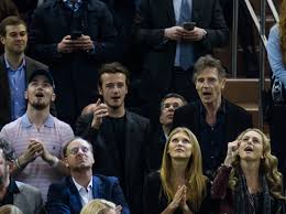 Liam neeson opened up to andy cohen about working with son, micheál, in the new movie made in italy and how it was a cathartic experience for them both.in the drama, neeson and micheál. Liam Neeson And Sons At Hockey Game March 2016 Popsugar Celebrity