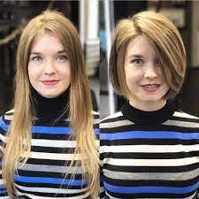 Short hair style for round face 2020. 40 Most Flattering Bob Hairstyles For Round Faces 2021 Hairstyles Weekly Bob Hairstyles For Round Face Choppy Bob Hairstyles Long Layered Bob Hairstyles