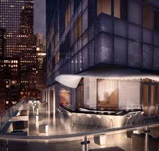 Outdoor Bar Features Incredible Views At W New York Downtown With Images Downtown Hotels Luxury Hotels Nyc Downtown New York