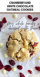 Christmas Cookies Oatmeal Cookies W White Chocolate Cranberries Recipe Chocolate Oatmeal Cookies Cookies Recipes Christmas Cookie Recipes