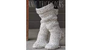 Watch this tutorial on youtube. Knitting Tutorial Fast Easy Thick Socks Youtube