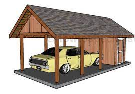 20 Stylish Diy Carport Plans That Will Protect Your Car From The Elements Carport With Storage Diy Carport Diy Shed Plans