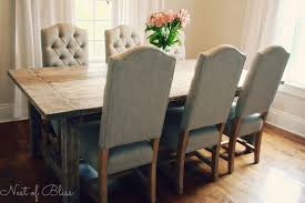 This Is It Wicker Emporium Dining Chairs Paired With A Rustic Farmhouse Table Nest Of Blis Tufted Dining Room Chair Farmhouse Dining Chairs Dining Chairs