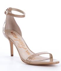 Sam Edelman Patti Ankle Strap Patent Leather Dress Sandals
