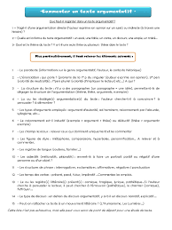 Methode D Analyse D Un Texte Argumentatif Pdf