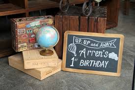 Go for a collected look. Kara S Party Ideas Up Away Travel Themed Birthday Party Planning Decor Ideas
