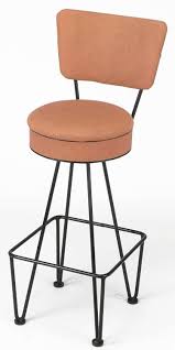 Six Wrought Iron Bar Stools After Frederick Weinberg 1stdibs Com Wrought Iron Bar Stools Iron Bar Stools Iron Stools