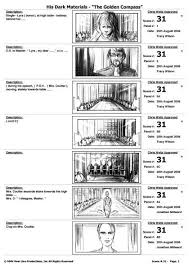 Example Of Storyboarding The Golden Compass Storyboard Film Storyboard Booklet Layout