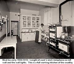 Circa 1900 A Full Working Kitchen Of The Wealthy With Images 1920s Kitchen Vintage Kitchen Old Kitchen