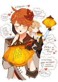Maybe you would like to learn more about one of these? Ajax X Lumine Genshin Impact 12 Things You Should Know About Childe Thegamer See More Ideas About Impact Anime Couples Anime Normalsteps