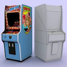 Classic Arcade Pack 3d Model In 2020 Arcade Game Room Design Arcade Games