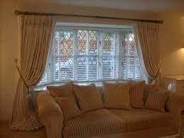 Pin By Deborah Moore On Living Room Decor Bow Window Bow Window Curtains Bow Window Treatments