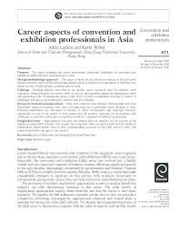 You were always one of those curious kids who opened every cabinet, peeked behind every door, and never ceased to ask why when given. Pdf Career Aspects Of Convention And Exhibition Professionals In Asia Tuo Ji Academia Edu