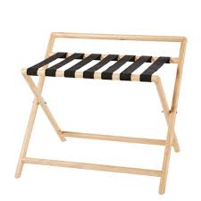 Porte Bagages Pliable En Hevea Leo Business Maisons Du Monde