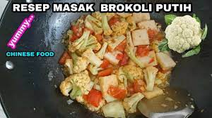 Tumis Brokoli Putih Resep Masakan Hongkong Youtube