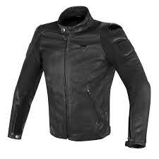 Dainese Street Darker Perforated Leather Jacket Black