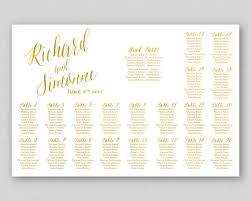 Gold Seating Chart Sign Poster Board Printable Wedding Table Plan Sign Seating Plan Wedding Seating Chart Printable Faux Gold Caligraphy