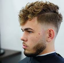 This brushed up top falls somewhere in between a military cut and a faux hawk, making it an interesting option that blends different styles together to create. Mens Haircuts Low Fade Short Hair With Beard Novocom Top