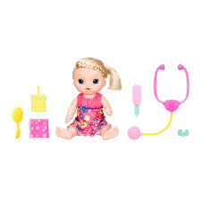 Baby Alive Sweet Tears Blonde Hair Baby Doll Drinks And Cries Tears With Doctor Visit Accessories Doll Playset Walmart Com Baby Alive Baby Alive Dolls Realistic Baby Dolls