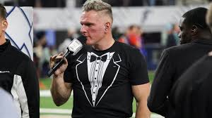 Pat McAfee during an ESPN College GameDay broadcast