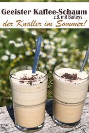 Geeister Kaffee Schaum Z B Mit Baileys Eiskaffee Eis Kaffee Bester Eiskaffee