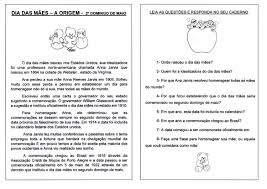 See more of homenagem ao dia das mães. Dia Das Maes A Origem Texto E Interpretacao Alfabetizacao Blog