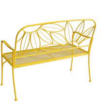 Therefore, it will look sweet if we add yellow storage bench for our. Mainstays Hello Sunny Outdoor Patio Bench Yellow Walmart Com Walmart Com