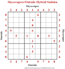 Learn solving techniques with our smart solver. Skyscrapers Outside Hybrid Sudoku Puzzle Daily Sudoku League 229