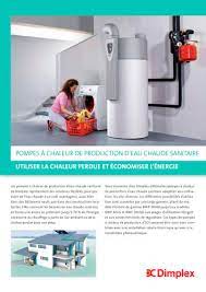 Indépendamment d'une autre installation de chauffage, la pompe à chaleur pour eau chaude assure la production d'eau chaude à partir de la chaleur ambiante de façon rentable et économique. Pompes A Chaleur De Production D Eau Chaude Sanitaire Dimplex Geschaftsbereich Der Glen Dimplex Deutsch Catalogue Pdf Documentation Brochure