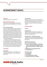 Die unicredit bank austria ag ist vor allem durch ihre marke bank austria (ba) bekannt. Businessnet Basic