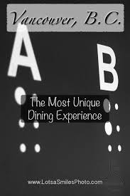 The Most Unique Dining Experience Dark Table In Vancouver B C Dining Experiences Surprises For Husband Dark Table