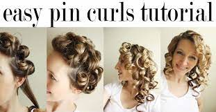 Clo a small coil of dampened hair held flat to the head by a clip or bobby pin so as to form a curl when the hair dries … Diy Pin Curls Tutorial Viva Veltoro