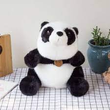Panda Stuff Toy Fllufy Look Up Stuffed Panda Bear In 4 Sizes Panda Stuffed Animal Soft Toy Animals Animal Plush Toys