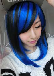 Two tone hair is rapidly gaining traction among trends this year, and we can totally understand why. Top 25 Blue Hair Streaks Ideas For Girls Sheideas