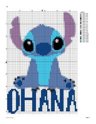 Disney S Lilo And Stitch Ohana Cute Stitch Kawaii Chibi Cross Stitch Pattern Experi In 2020 Disney Cross Stitch Patterns Cross Stitch Patterns Disney Cross Stitch