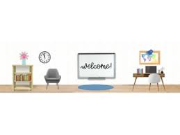 Bitmoji Virtual Classroom Google Classroom Header And Google Sites Banner Virtual Classrooms Google Classroom Header Design